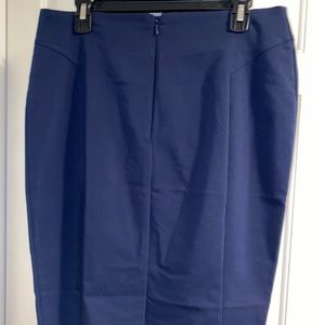 Navy blue skirt